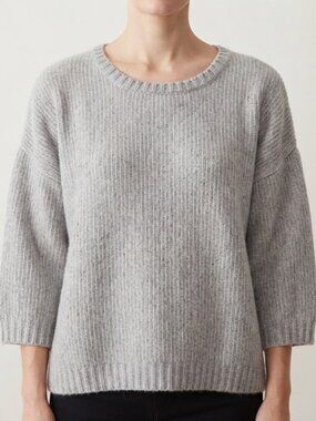 Joseph A Gray Knitted Chenille Crewneck Sweater
